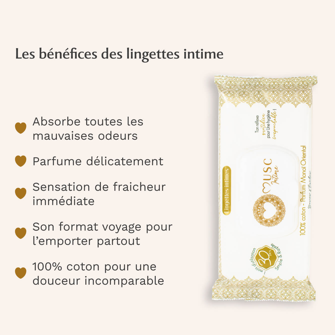 3 Paquets de Lingettes + 1 offert Monoï Image