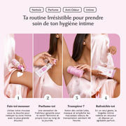 Lingettes toilette Intime au Musc Blanc - Paquet de 30 Image