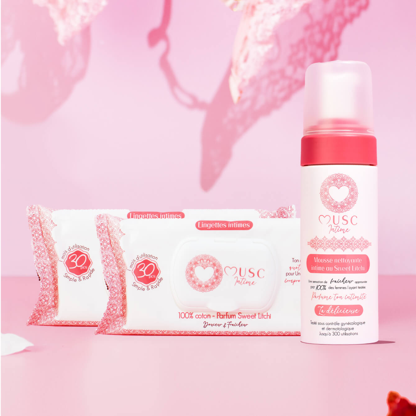 Mousse Nettoyante + 2 Lingettes Sweet Litchi Image