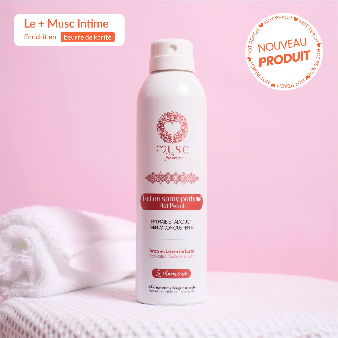 Lait en spray parfumé Hot Peach - La Charmeuse Image