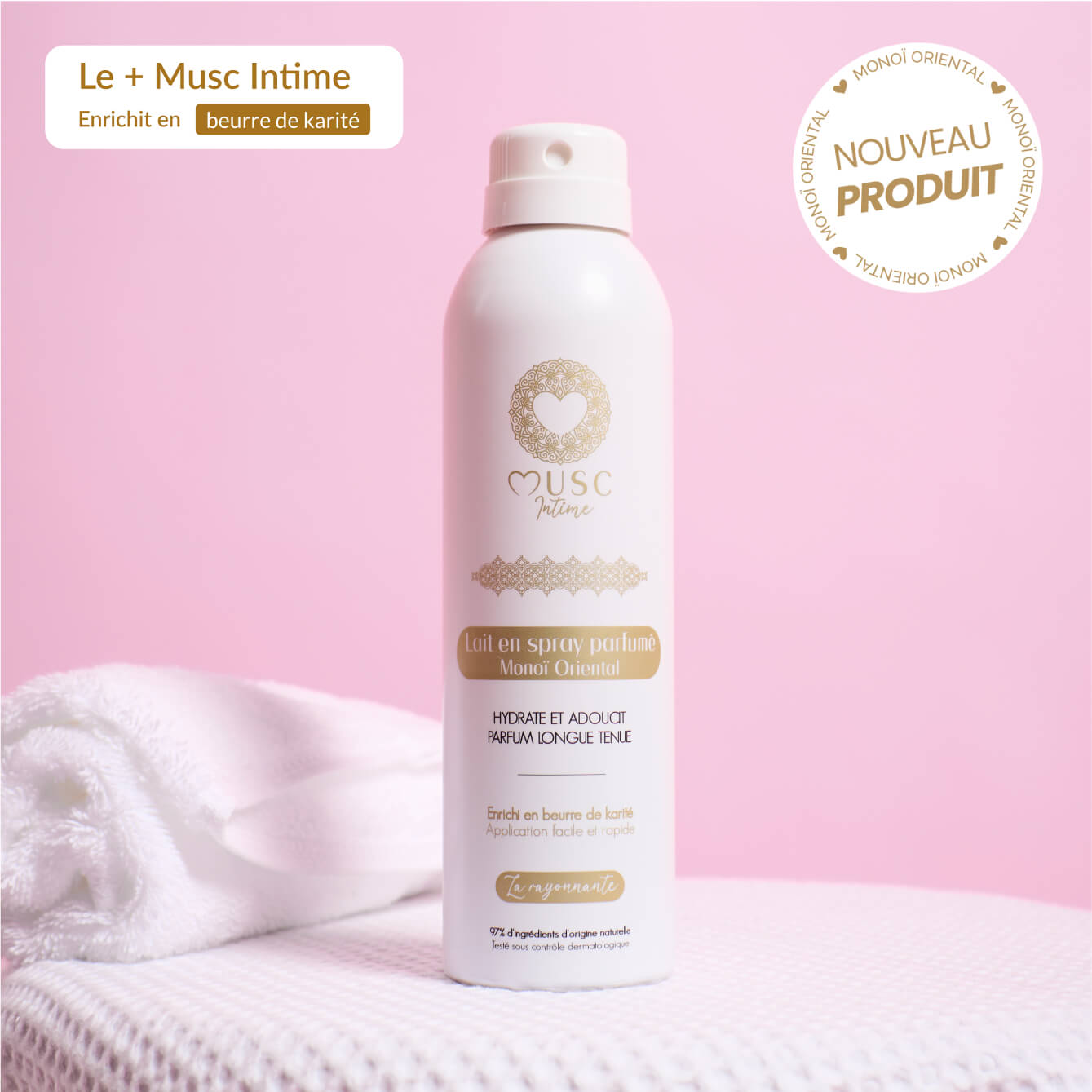 Lait en spray parfumé Monoï Oriental - La Rayonnante Image