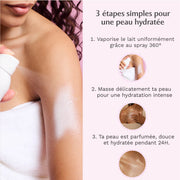 Lait en spray parfumé Musc Blanc - L'Irrésistible Image