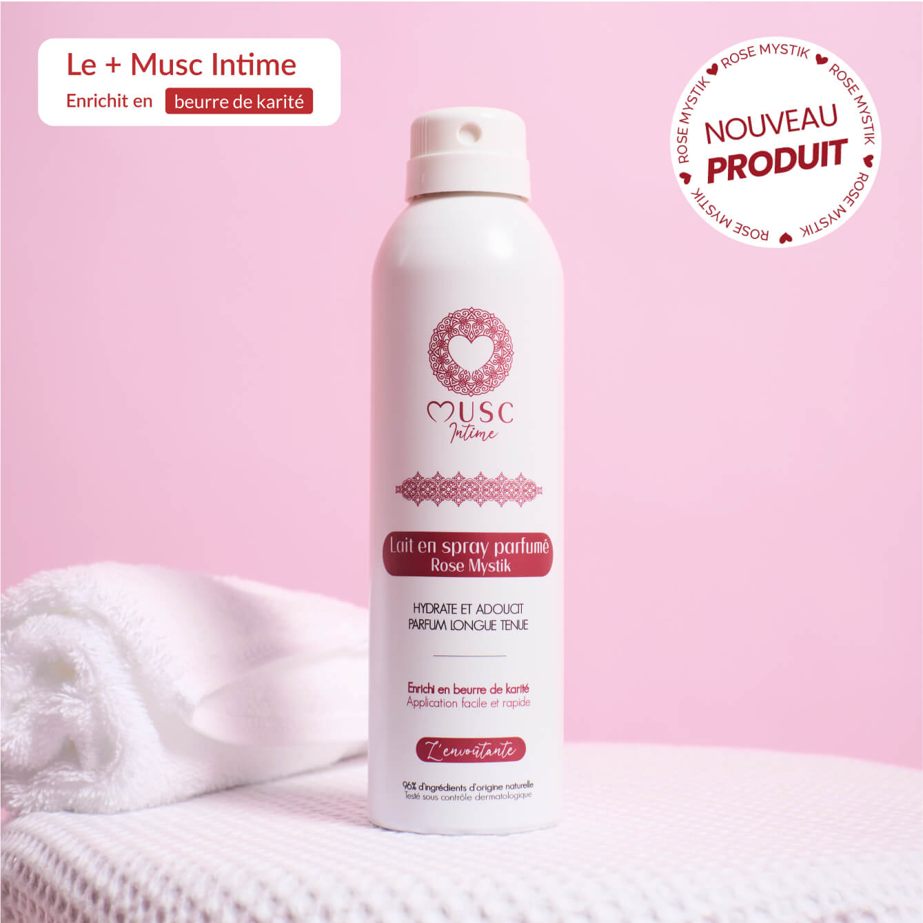 Lait en spray parfumé Rose Mystik - L’Envoutante Image
