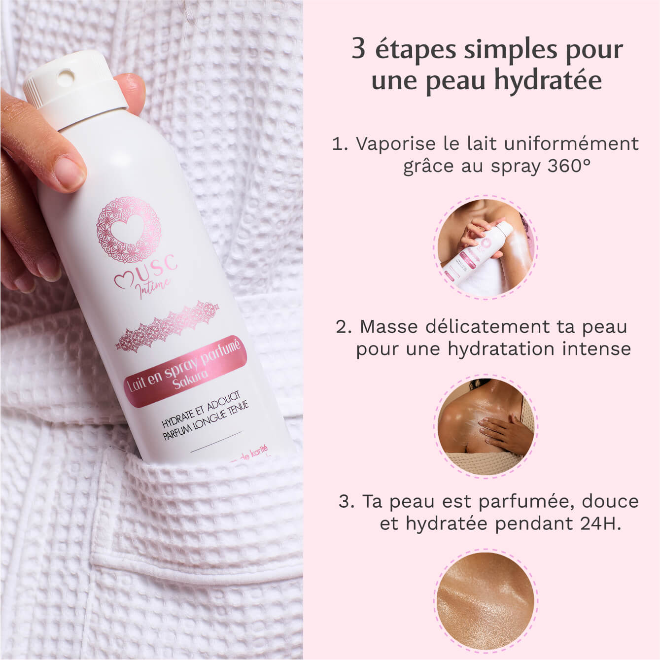 Lait en spray parfumé Sakura - L’Innocente Image