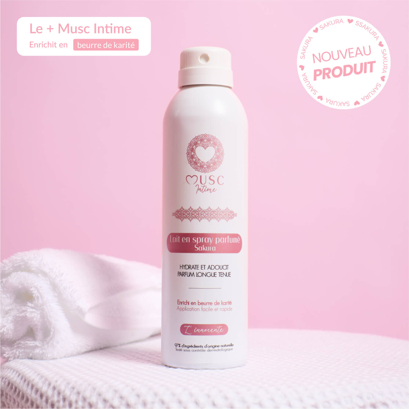 Lait en spray parfumé Sakura - L’Innocente Image