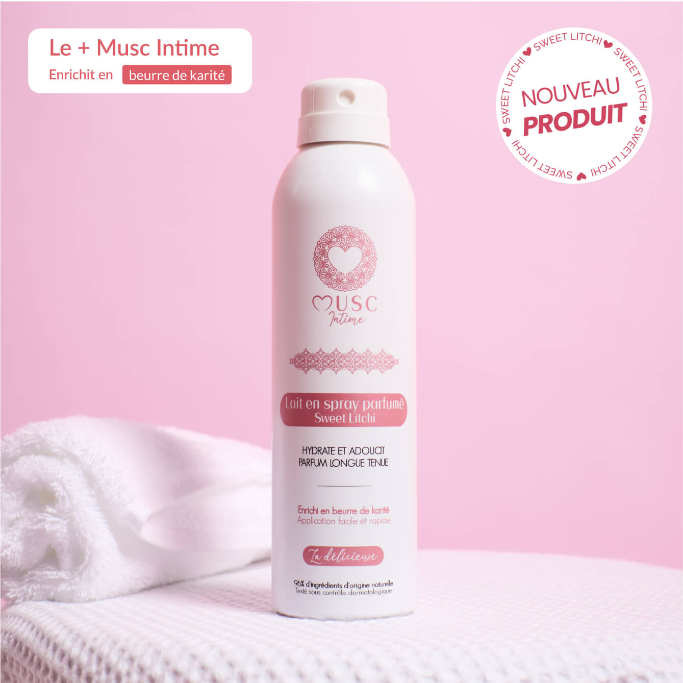 Lait en spray parfumé Sweet Litchi - La Délicieuse Image