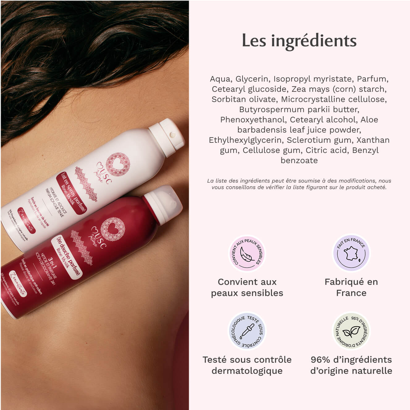 Lait en spray parfumé Rose Mystik - L’Envoutante Image