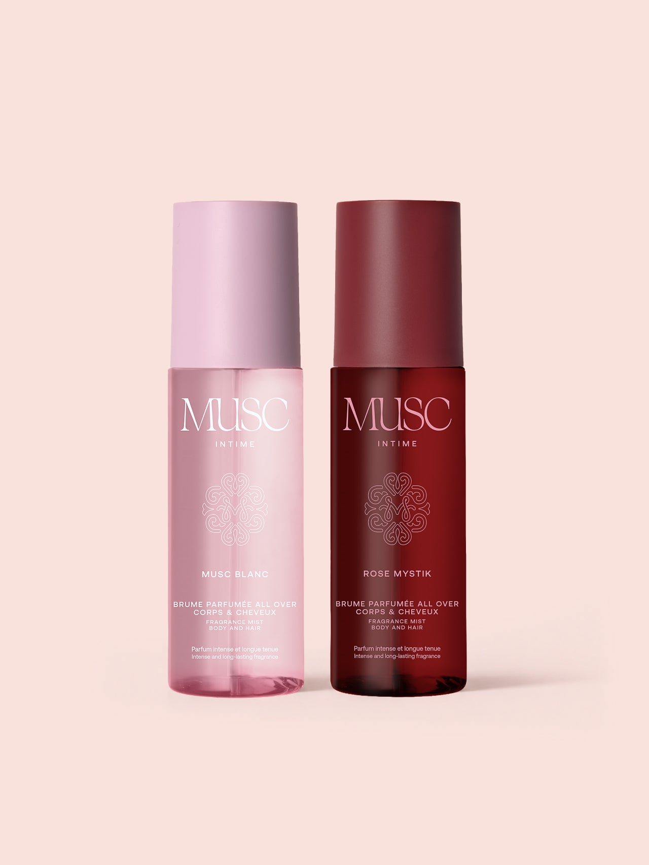 Le Duo Brumes Parfumées All Over Corps & Cheveux - Musc Blanc et Rose Mystik Image