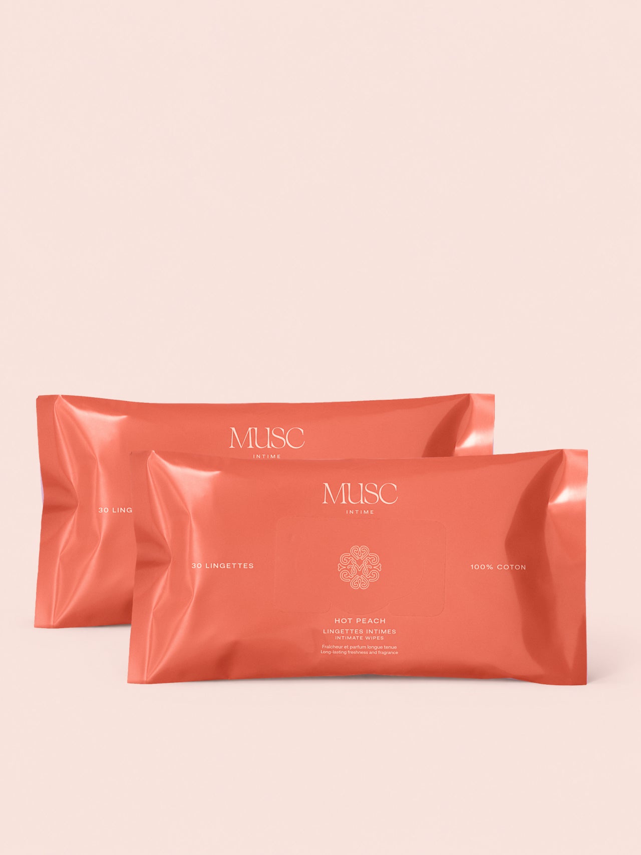 Le Duo de Lingettes Intimes - Hot Peach Image