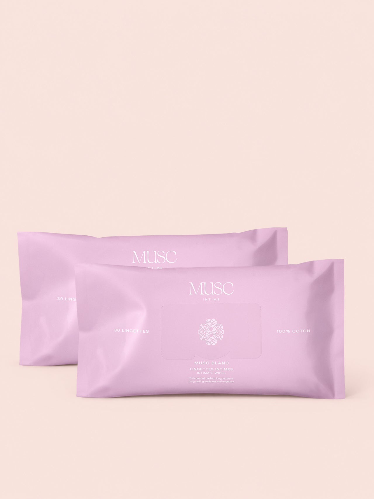 Le Duo de Lingettes Intimes - Musc Blanc Image