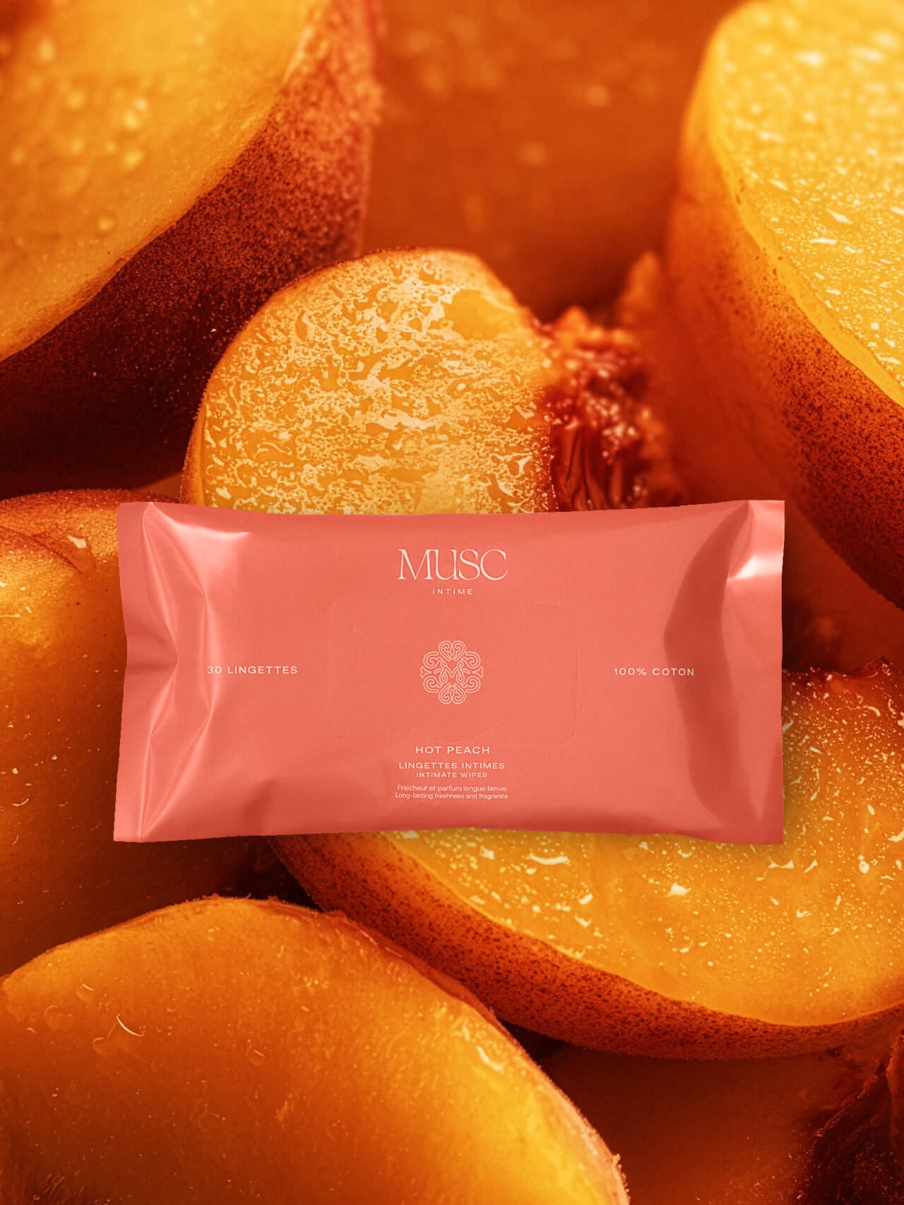 Hot Peach - Lingettes Intimes Image