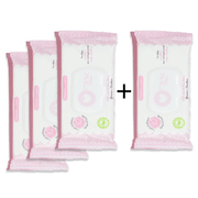 Lingettes toilette Intime au Musc Blanc - Paquet de 30 Image