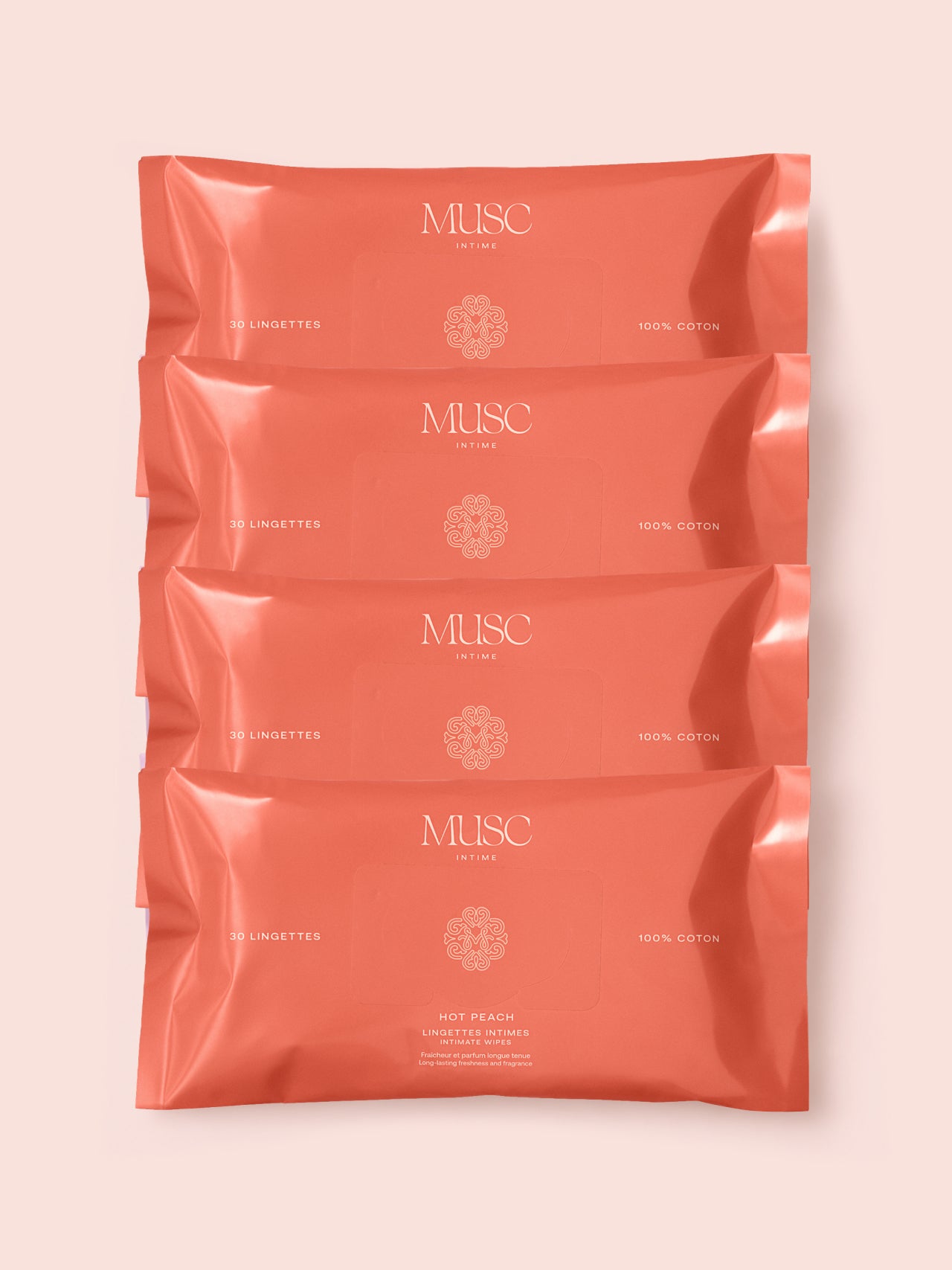 Le Lot de Lingettes Intimes - Hot Peach Image