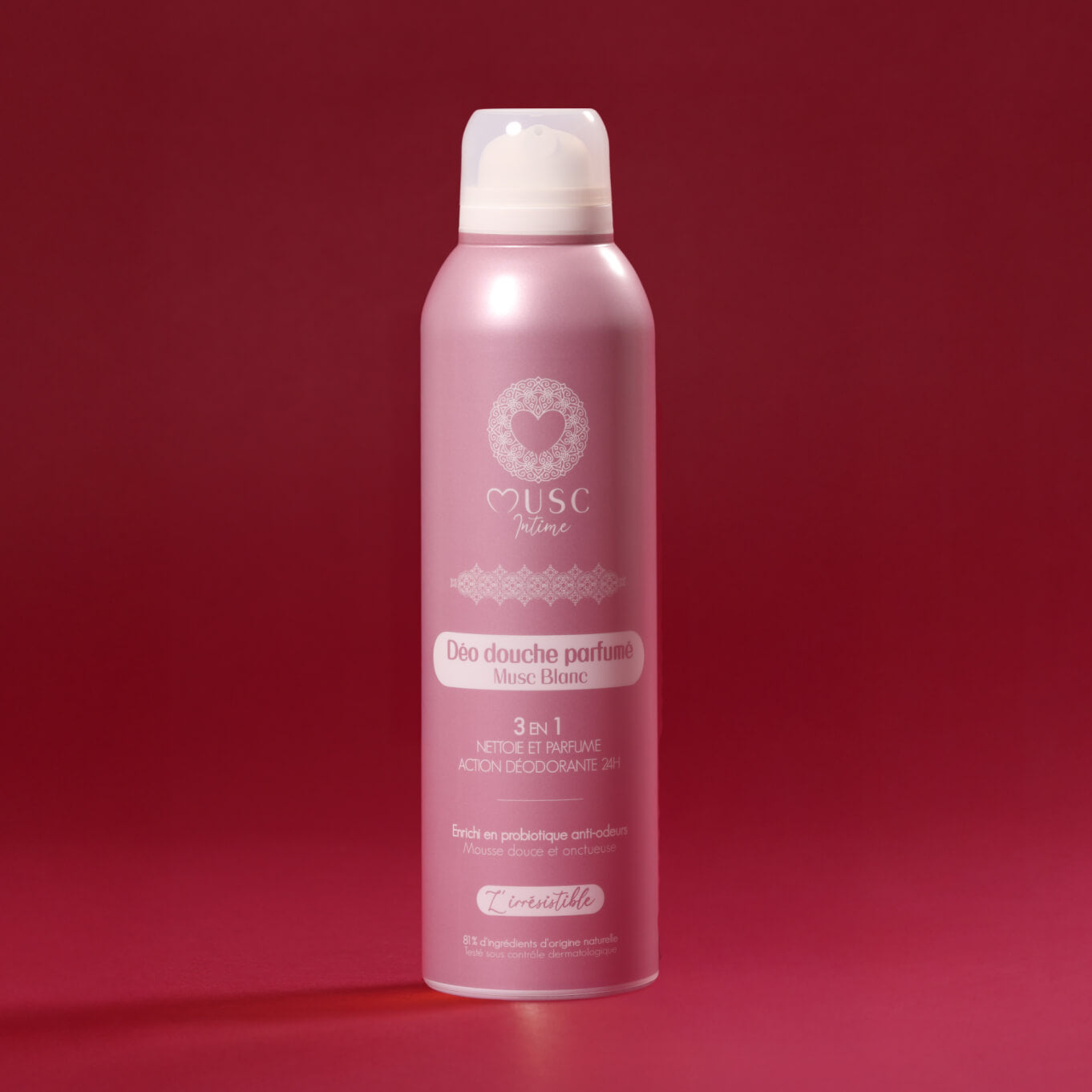 Déo douche parfumé Musc Blanc - L'Irrésistible Image