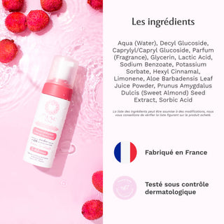 Mousse Nettoyante Intime Sweet Litchi - La Délicieuse (150ml)