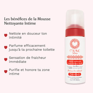 Mousse Nettoyante Intime - Rose Mystik - L'Envoûtante (150ml)