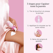 Mousse Nettoyante  intime au Musc Blanc - 150ml Image