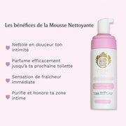 Mousse nettoyante intime au Musc Blanc (150ml) Image