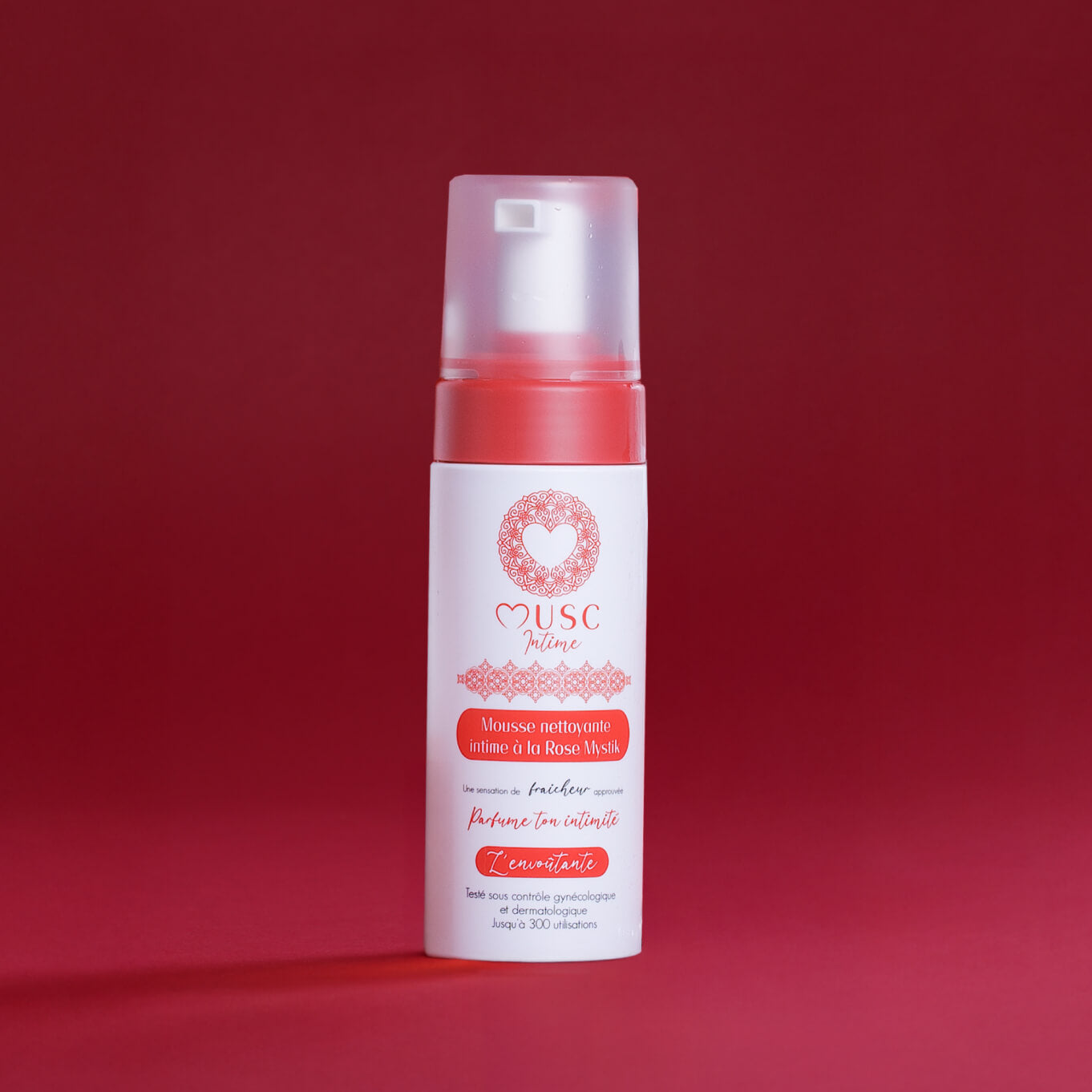 Mousse nettoyante intime à la Rose Mystik - L'Envoûtante (150ml) Image