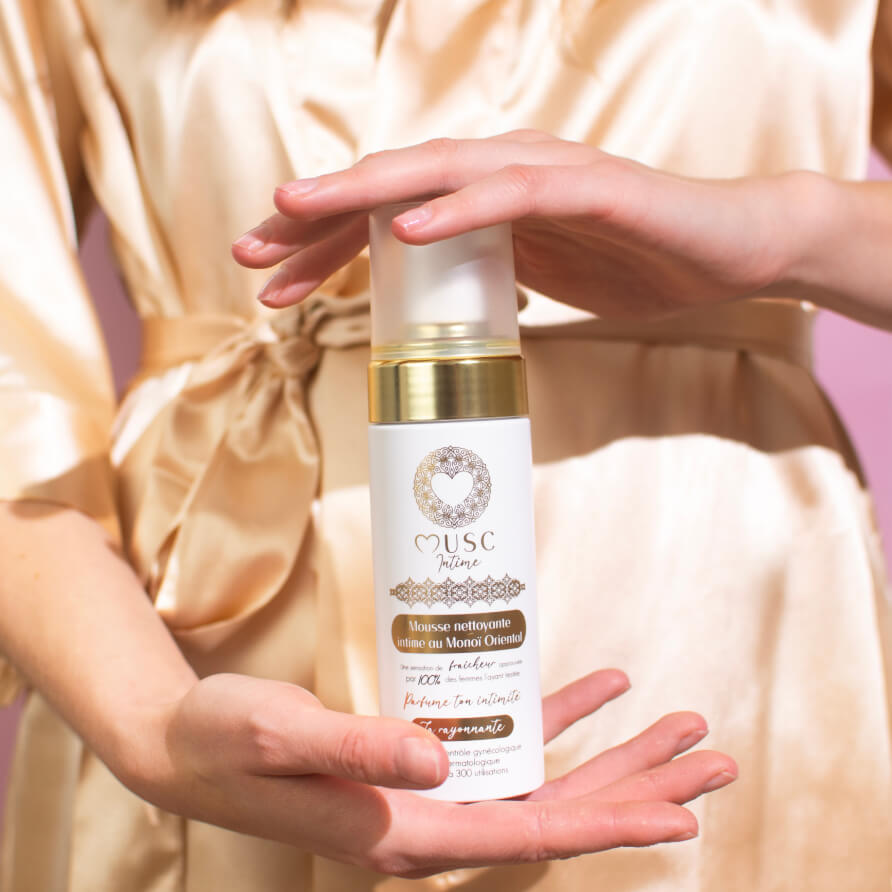 Mousse nettoyante intime au Monoï Oriental - La Rayonnante (150ml) Image