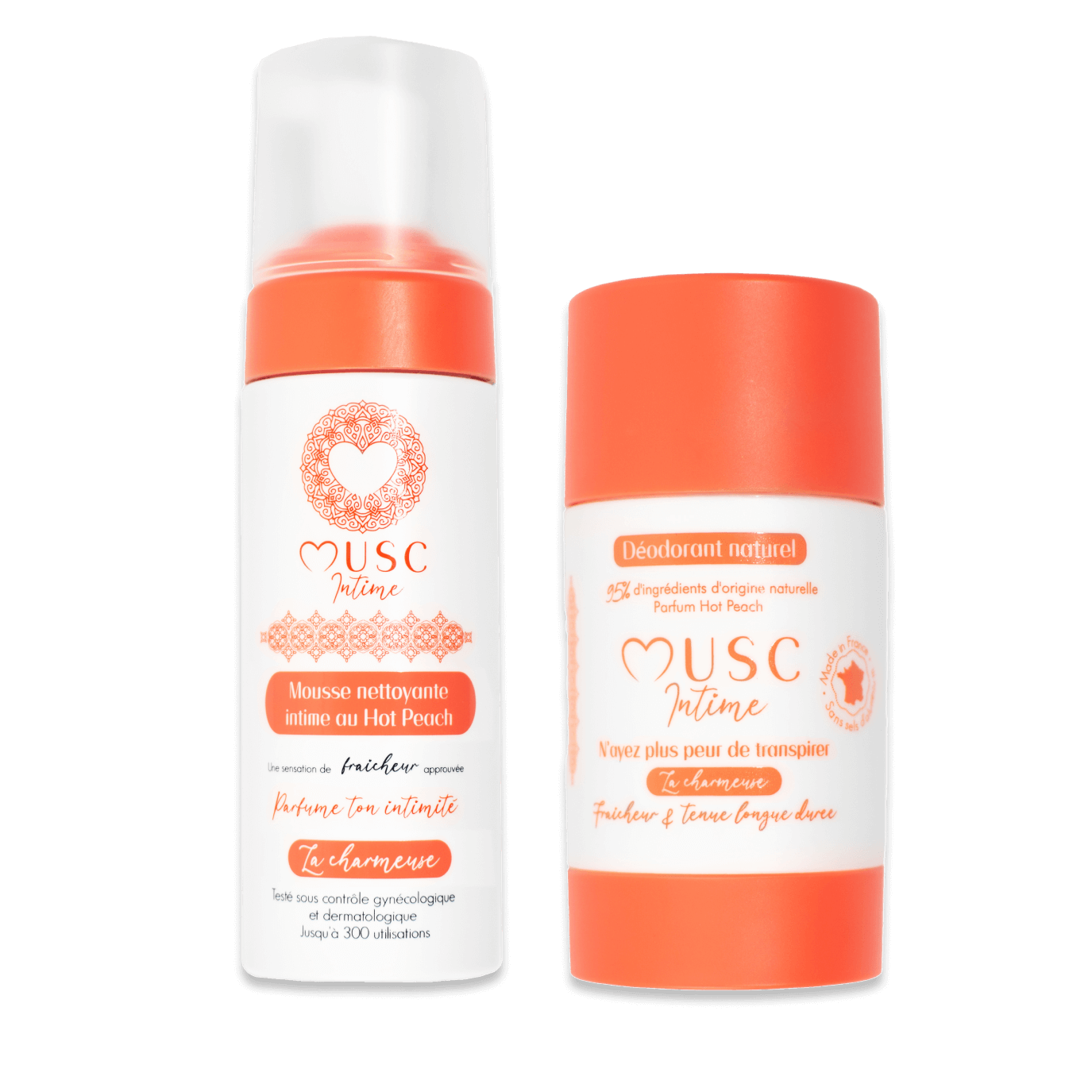 Mousse nettoyante intime à la Hot Peach - La Charmeuse (150ml) Image