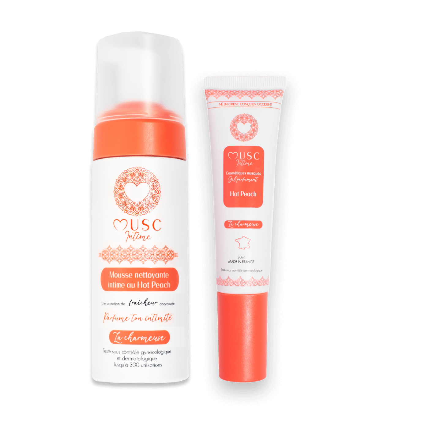 Mousse nettoyante intime à la Hot Peach - La Charmeuse (150ml) Image