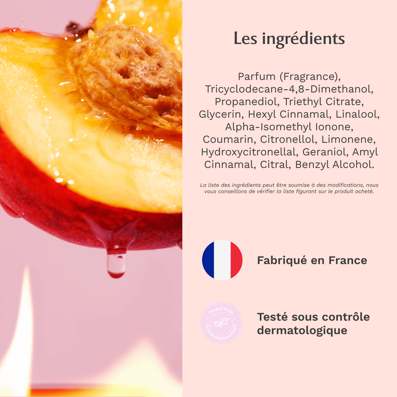 Gel parfumant la Charmeuse - Hot Peach Image