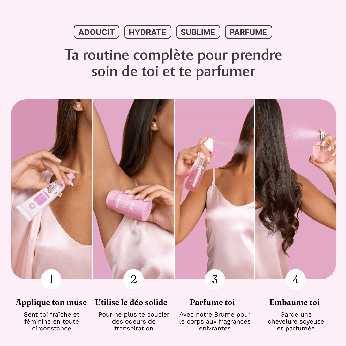 Parfum cheveux au Musc Blanc - L'irrésistible Image