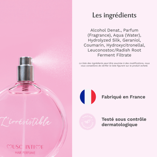 Parfum cheveux - Musc Blanc - L'irrésistible