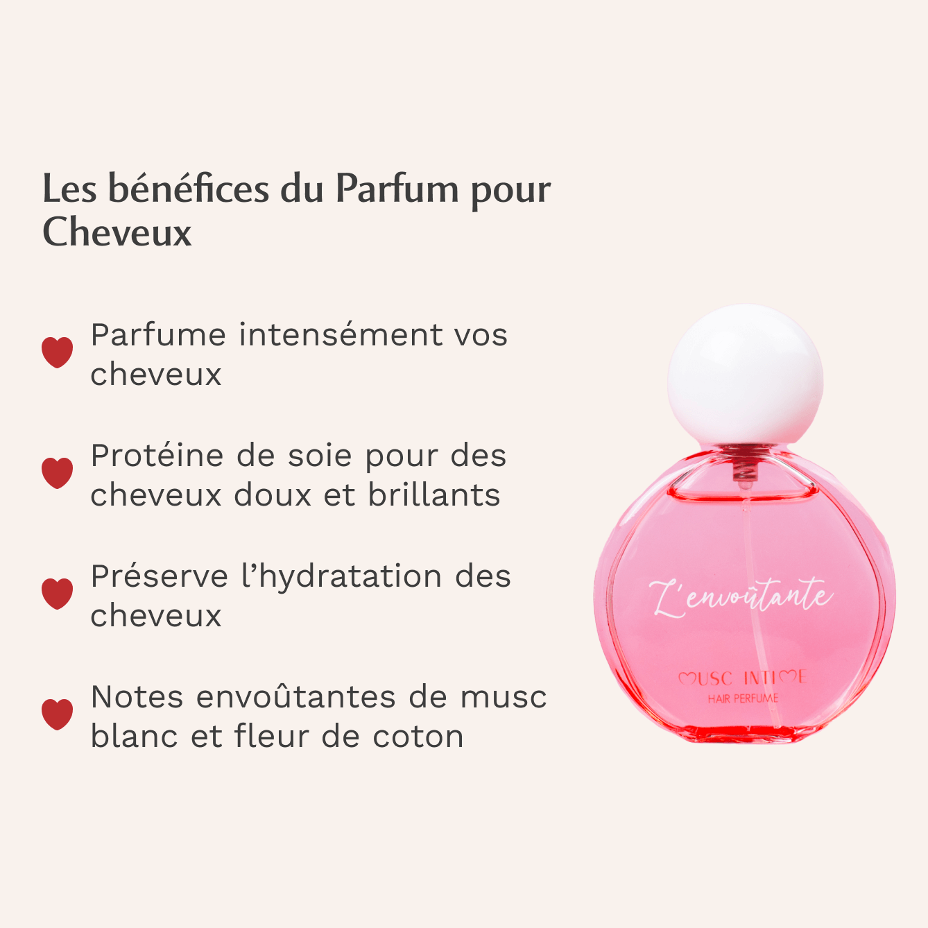 Parfum cheveux à la Rose Mystik - L'envoûtante Image