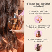 Parfum cheveux - Amber Flower - La précieuse Image