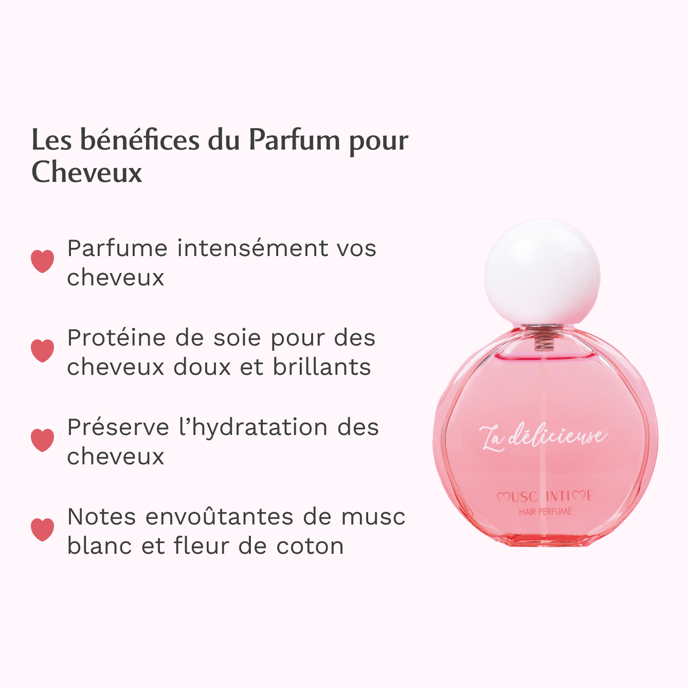 Parfum cheveux au Sweet Litchi - La délicieuse Image