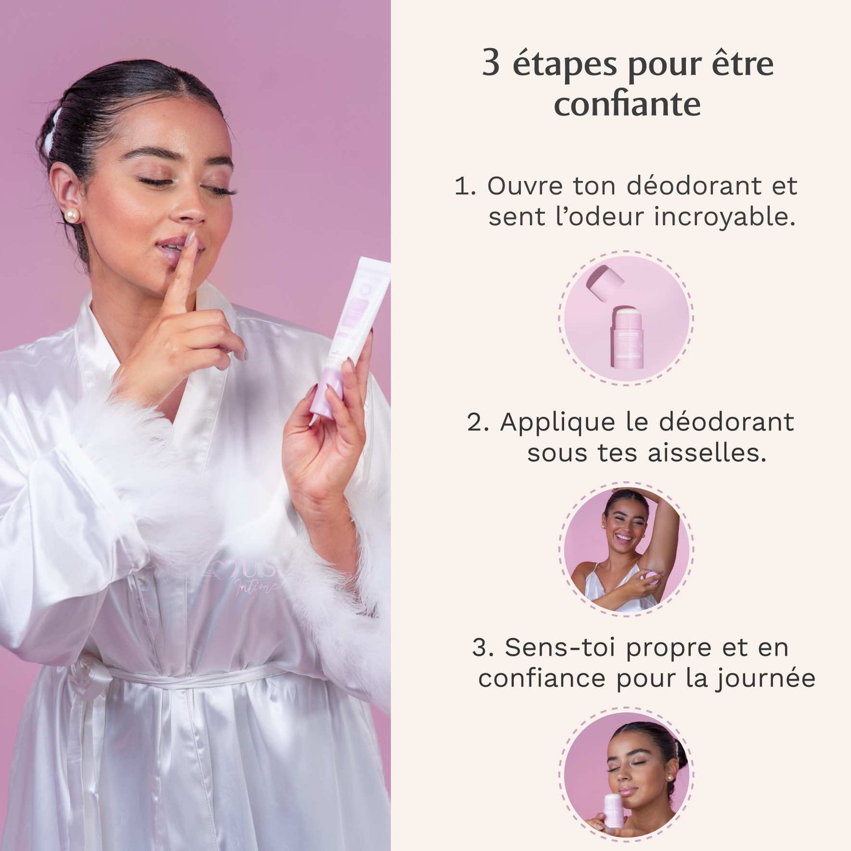 Déodorant naturel au Musc Blanc Image