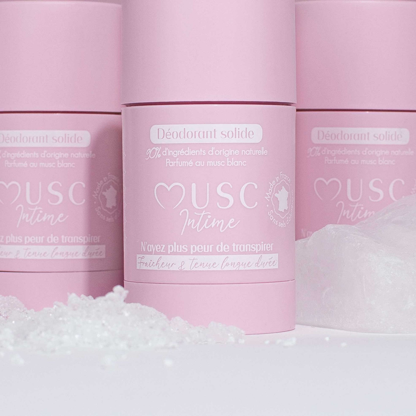 Lot de 2 Déodorants au Musc Blanc Image