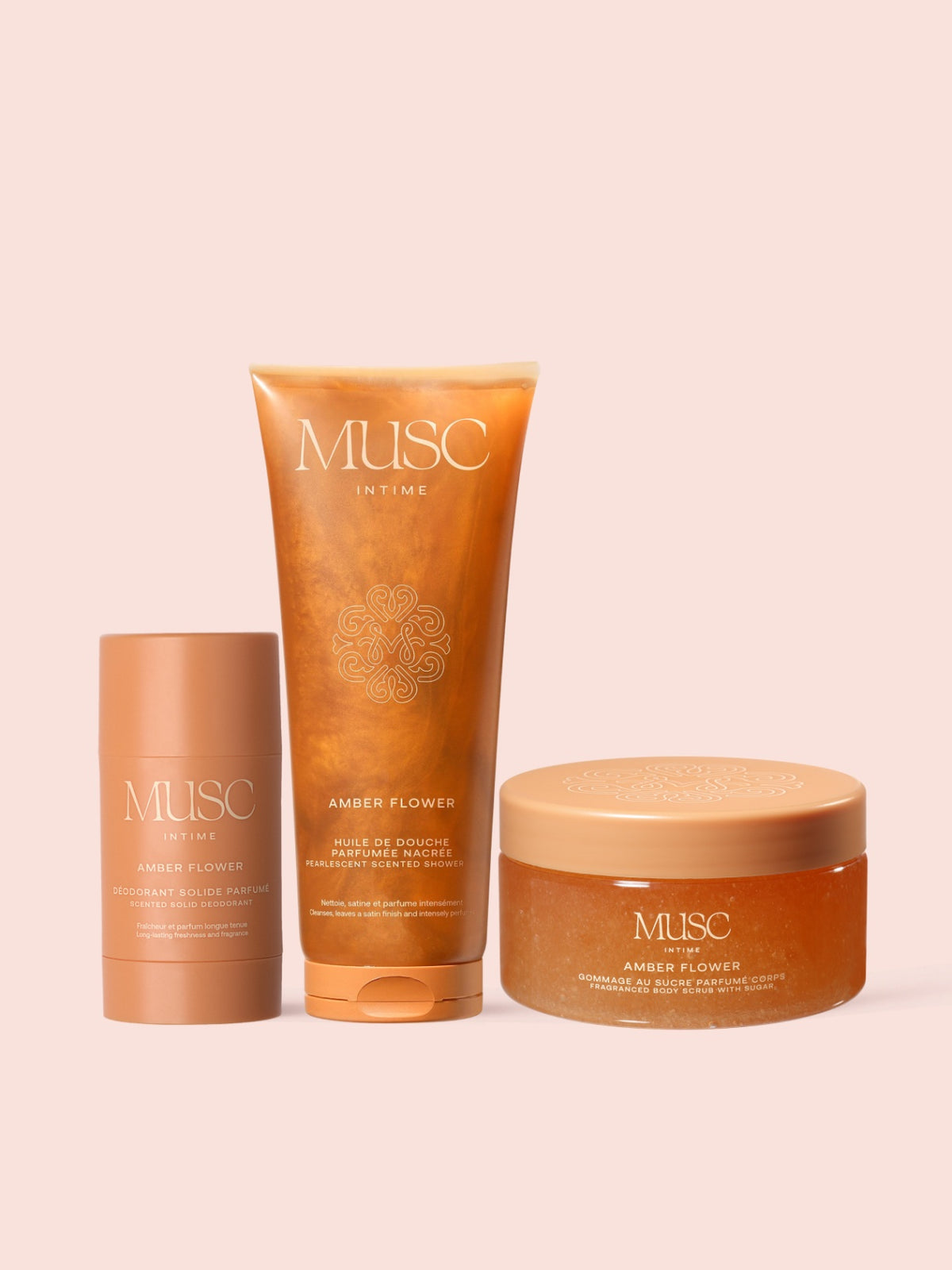 Le Trio Douche Exfoliant - Amber Flower Image