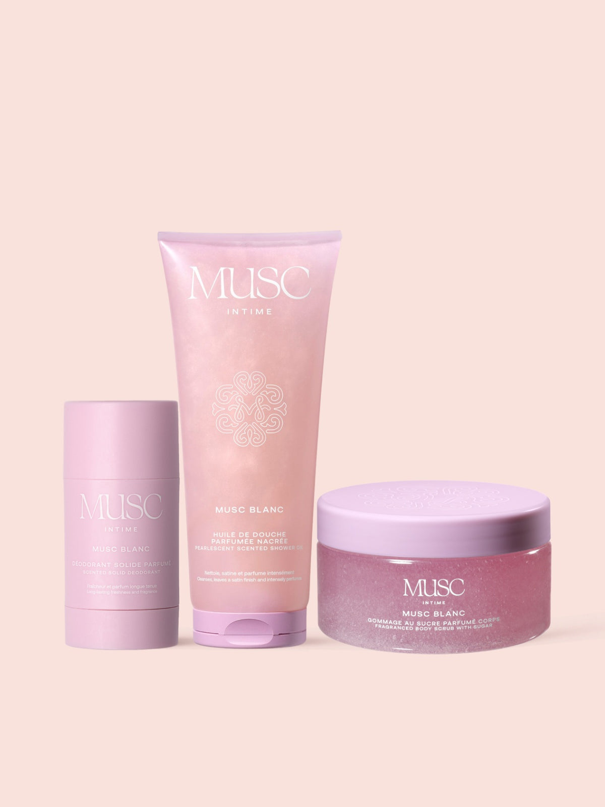 Le Trio Douche Exfoliant - Musc Blanc Image