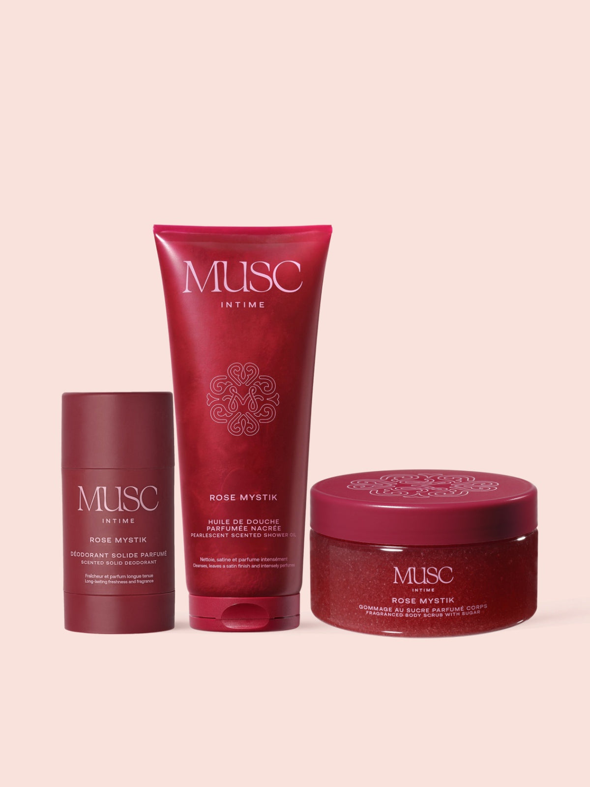 Le Trio Douche Exfoliant - Rose Mystik Image