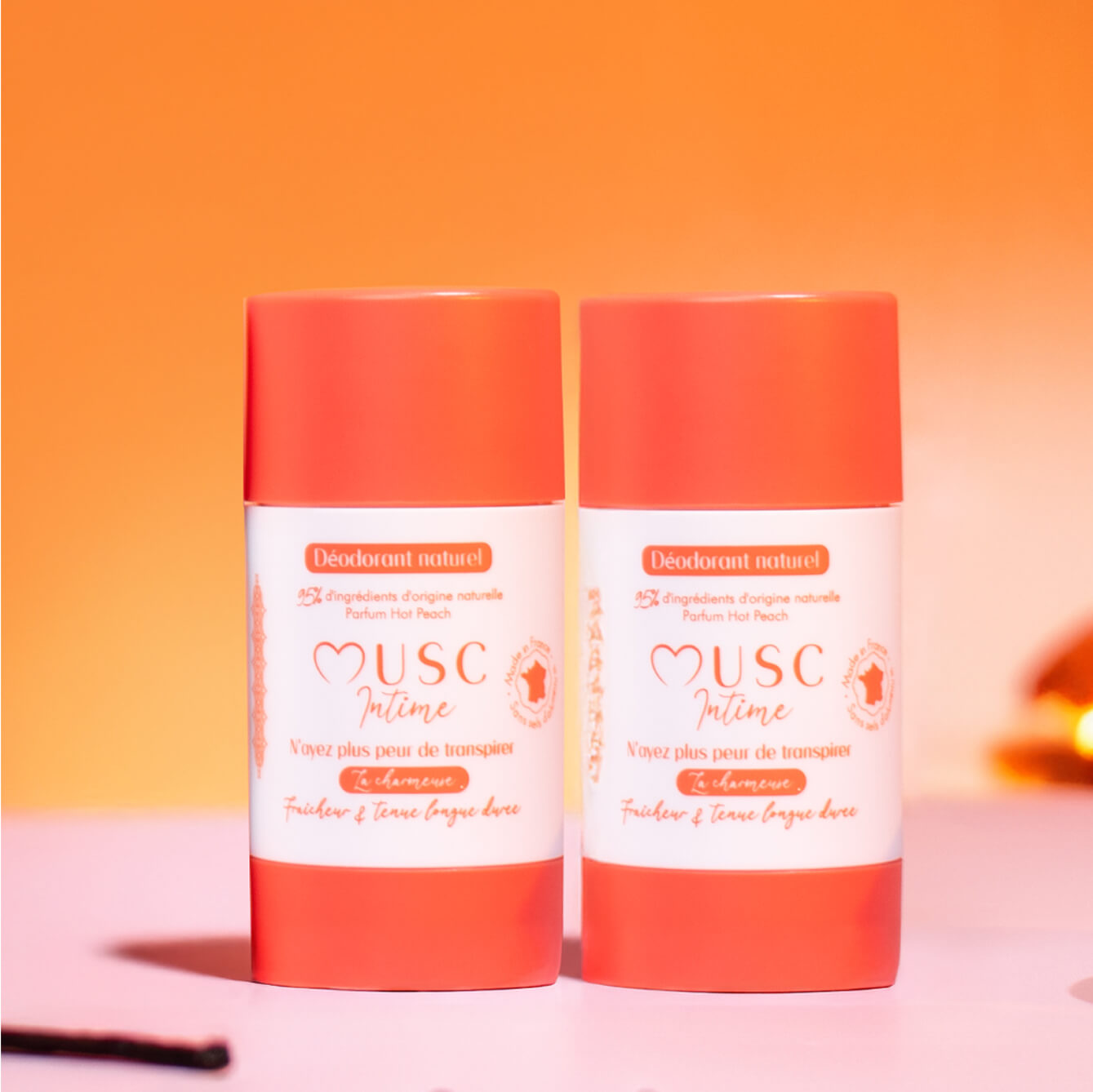 2 Déodorants naturels Hot Peach Image