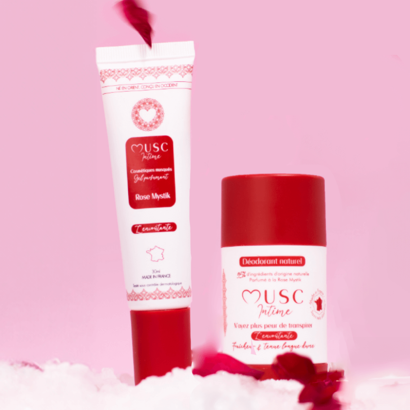 Déodorant solide et Gel parfumant à la Rose Mystik Image