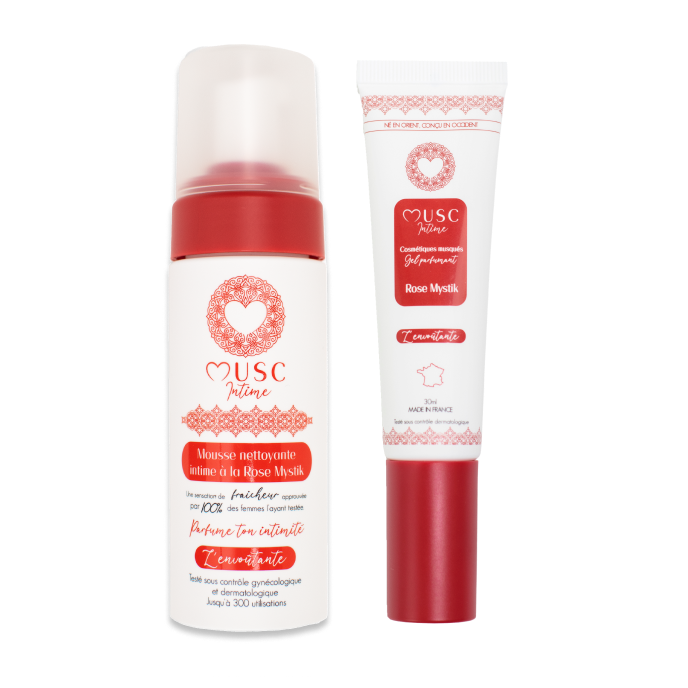 Mousse nettoyante intime à la Rose Mystik - L'Envoûtante (150ml) Image