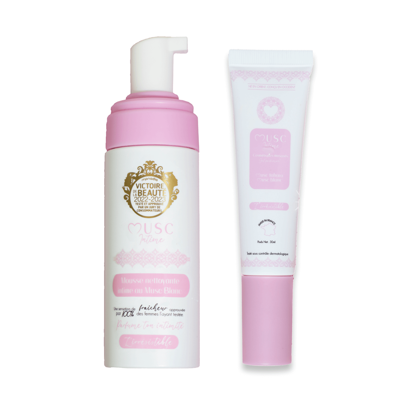 Mousse nettoyante intime au Musc Blanc (150ml) Image