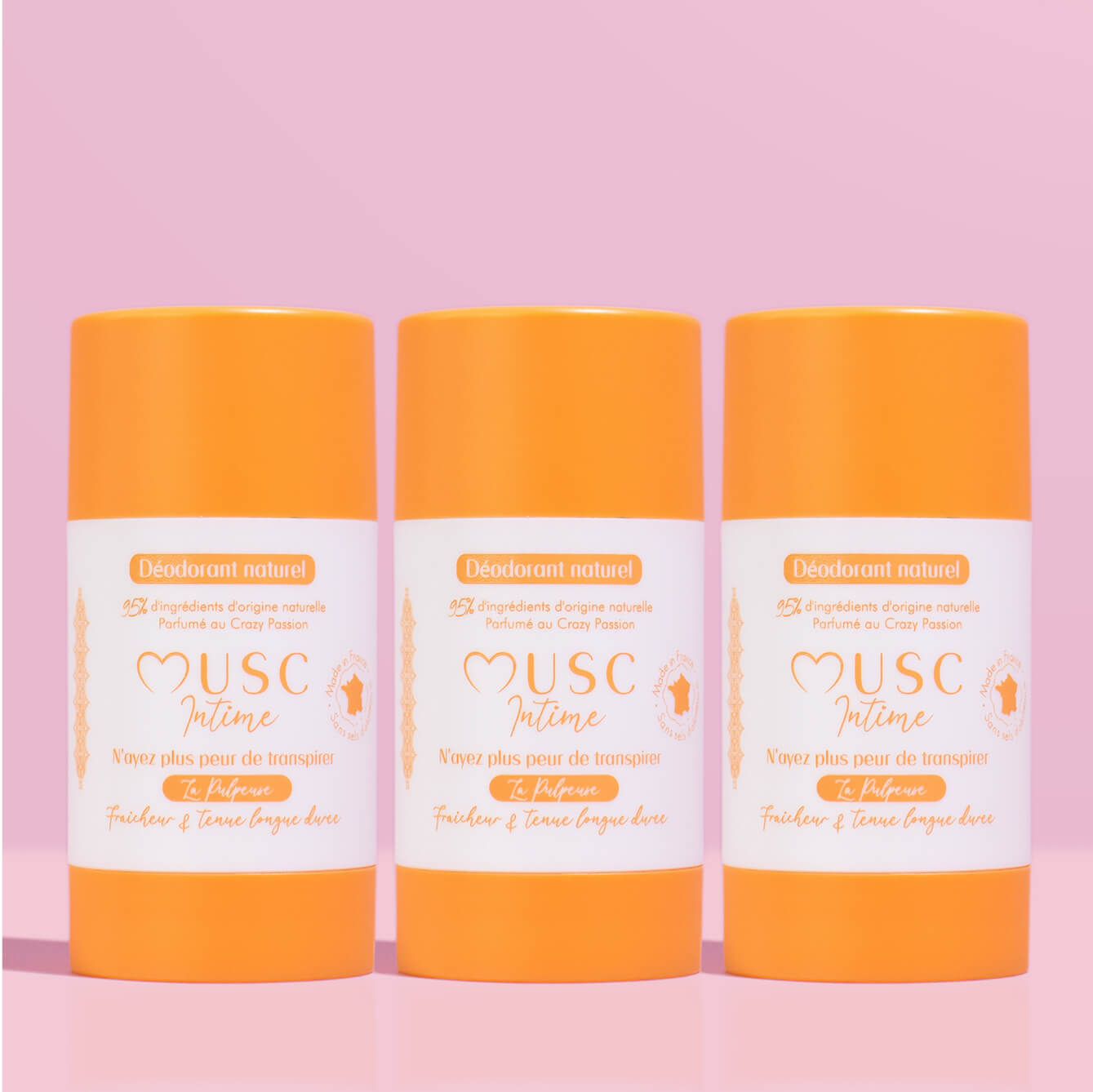 3 Déodorants naturels Crazy Passion Image