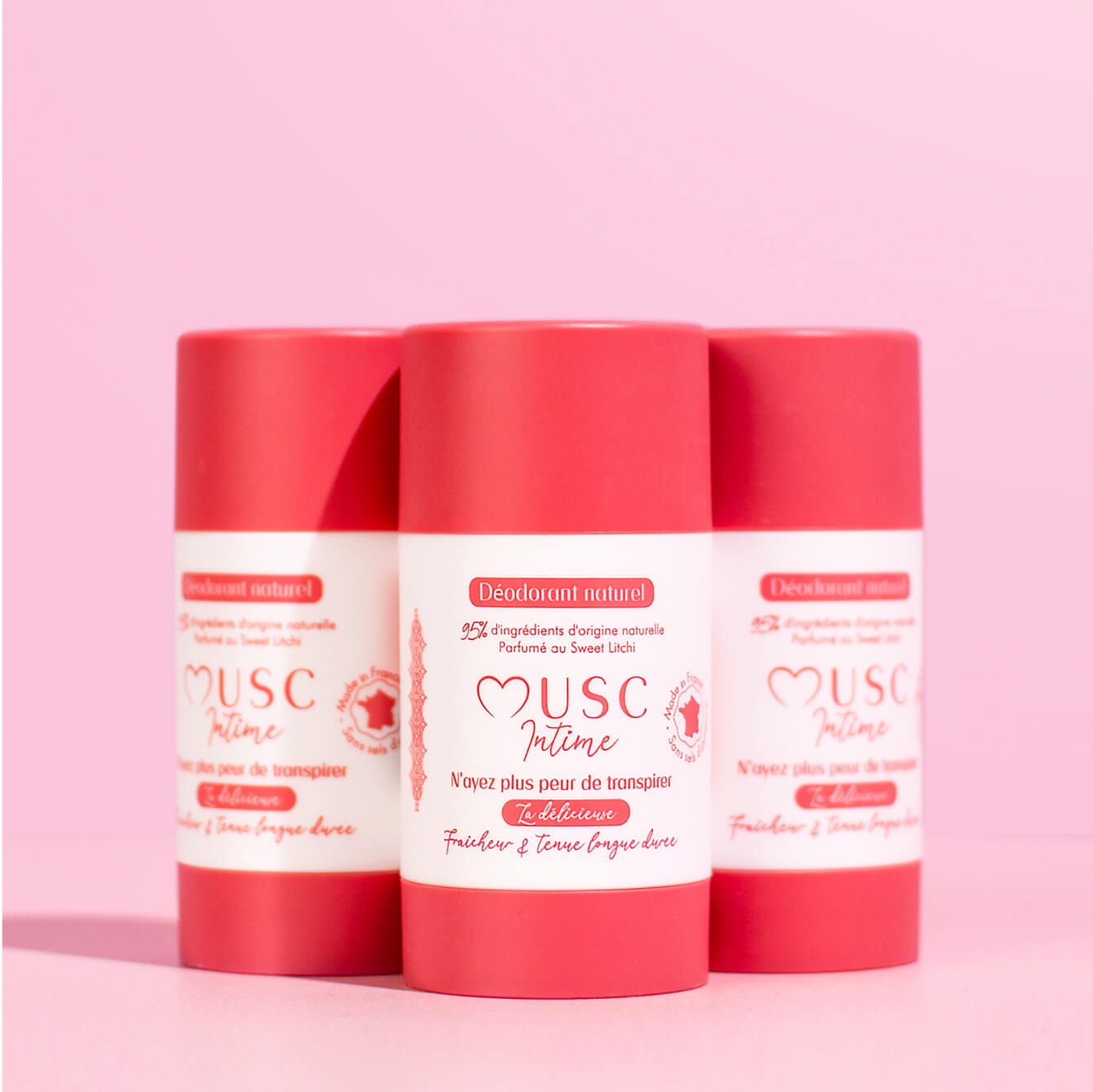 3 Déodorants naturels Sweet Litchi Image